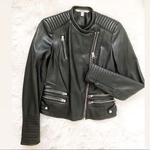 Zara faux leather Moto style jacket